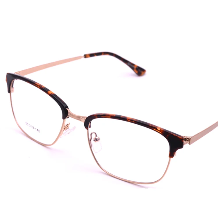 Wholesale Clear Handmade Custom Fashion Oblate Glasses Frame Naked