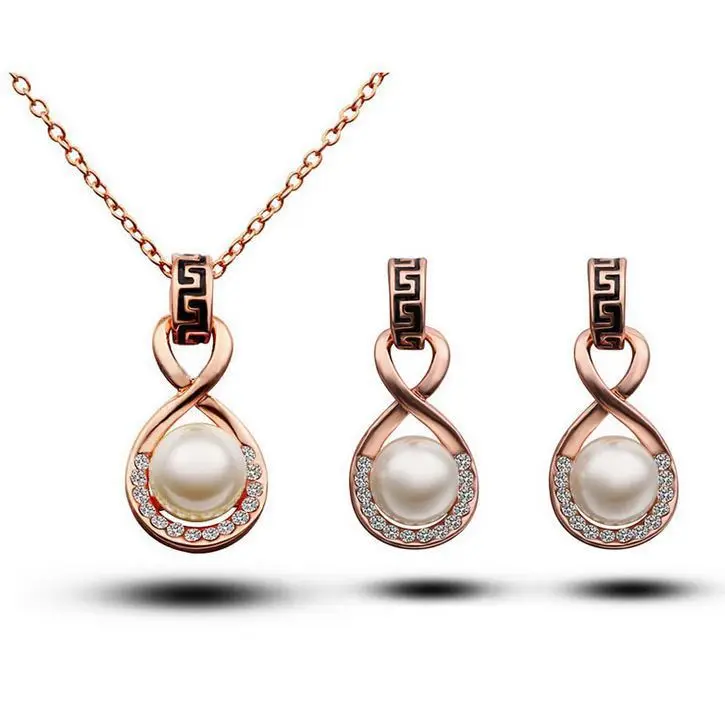 

New Sale Hot 18K gold Plated ,White gold plated ,Pear Jewelry Sets , Nickel Free ,Vintage Jewelry ,wholesale, N/a