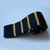 knitted ties men cravat small school tie