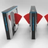Surface original drawing flap barrier gate with RFID access control system
