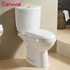 Ceramic sanitary ware China washdown two piece toilet wc L020