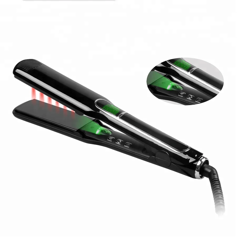 

Discount 5% fashional OEM far infrared ceramic coating fiber hair straightening flat iron, Oem hair straightener