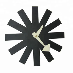 Image of Mid century home decor Decorative Designer mechanical wall clock
