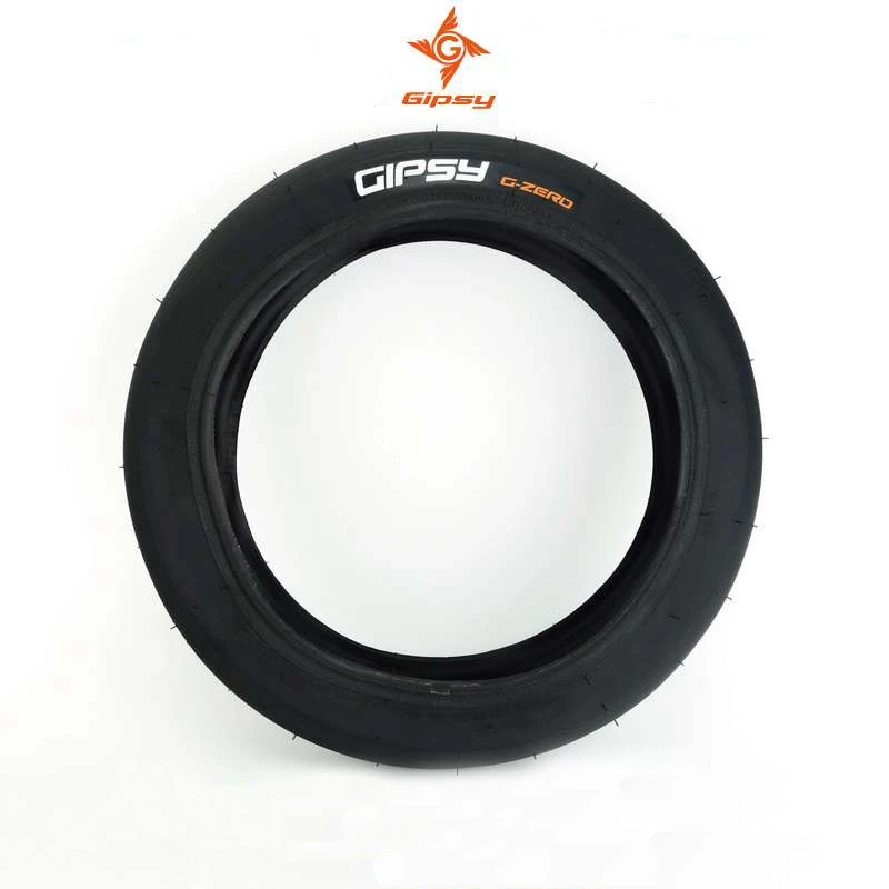 Gipsy G-ZORE Orange Label 12" 1.75 12 Inches Balance Bike Tyre STRIDE 120TPI 85PSI Slick Bicycle Folding Tire