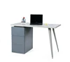 Exquisite modern grey office mdf wooden furniture working study laptop pc desk new model computer table with 3 drawers