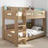 Sky Single Wooden Bunk Bed in Oak - Ladder Can Be Fitted Either Side