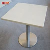 Hotel/Living Room Furniture High Texture White Black Side Marble Pattern Top Set Round Side Table
