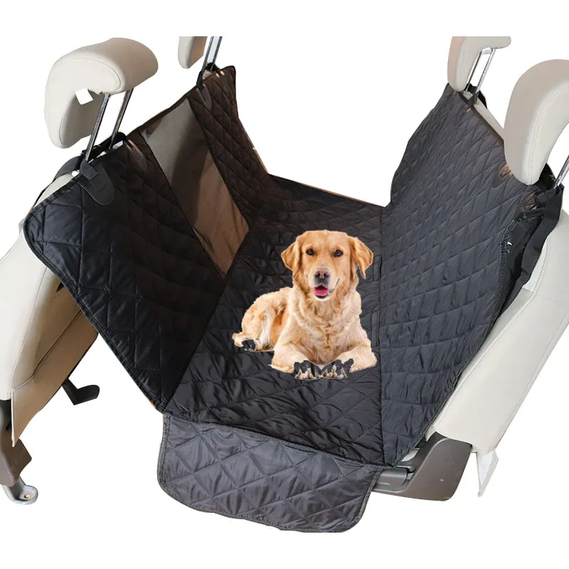 

dog car seat cover back seat cover waterproof anti-dust pet back seat cover for dog, Black