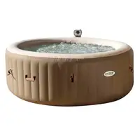 

Intex Deluxe Heat Bubble Massage Inflatable Jacuzzi Outdoor Heating Pool Swim Spa