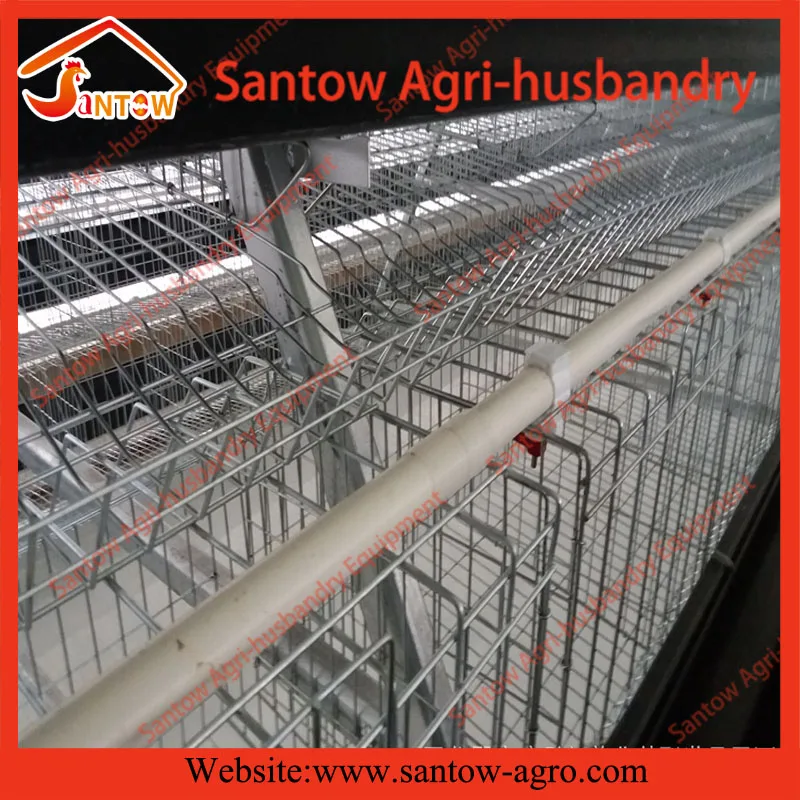 A Frame Chicken Layer Cages 3 Tiers Poultry Cage Wood Chicken Coop For