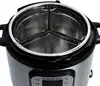 3-Piece Instant pot Accessories 6 qt Divider Steamer egg Basket, Pasta Strainer, Silicone Handle