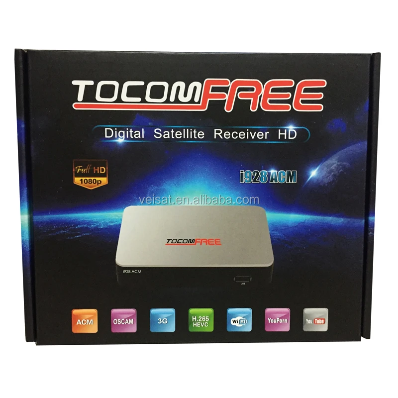 Digital Type azamerica s1009 satellite internet receiver Tocomfree mini S929 DVB-S2 Twin Tuner IKS + SKS+IPTV