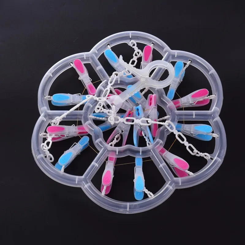 Venta Caliente De Plástico Perchas De Ropa De Secado Percha De Ropa