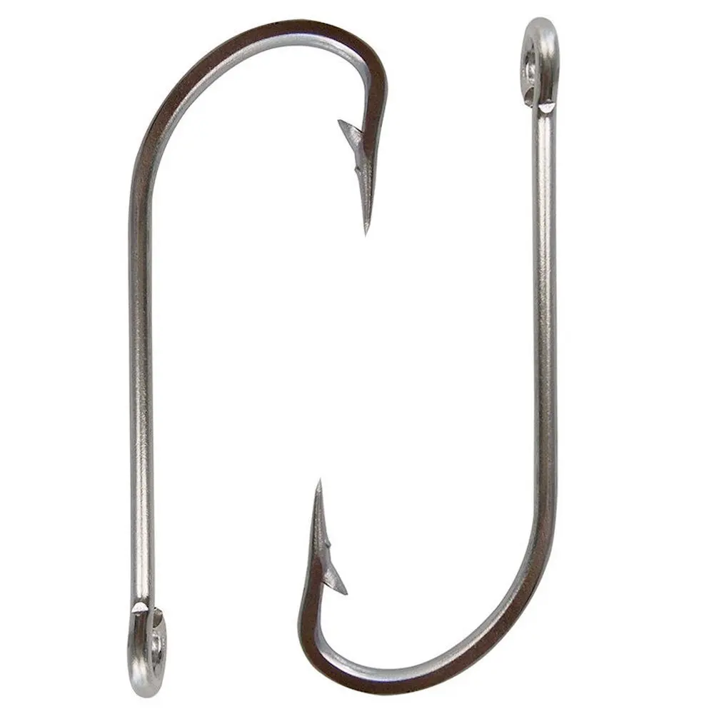 Stainless Steel Fishing Hooks Size:3//0-10//0 Extra Strong Oshaughnessy Forged Long Shank Saltwater Hook Freshwater//Saltwater Fishing Pack of 45