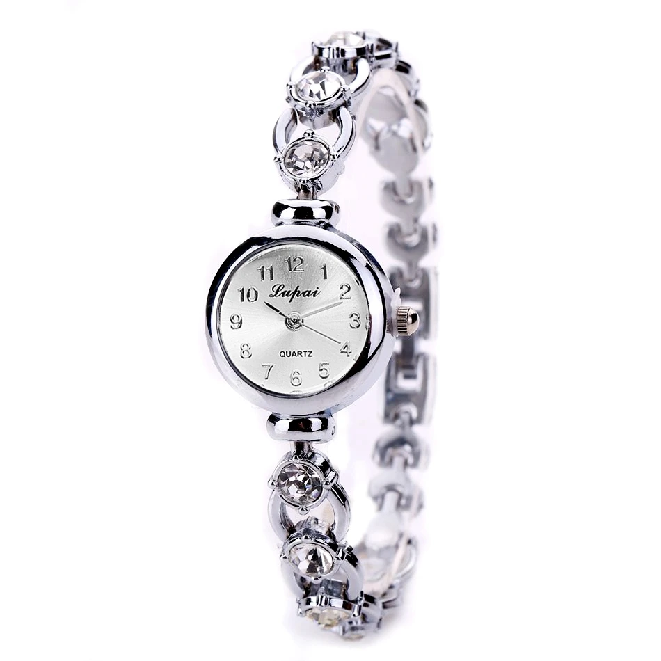 

Lvpai Brand Fashion Watches Women Gold Casual Women Bracelet Watch Luxury Alloy Quartz Wristwatches Dress Watch Women, Gold silver