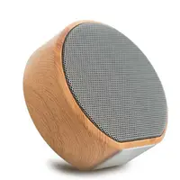 

2019 wooden style design bluetooths speaker portable A60 MP3 Player FM Radio Audio TF Card USB Handsfree wood wireless speaker