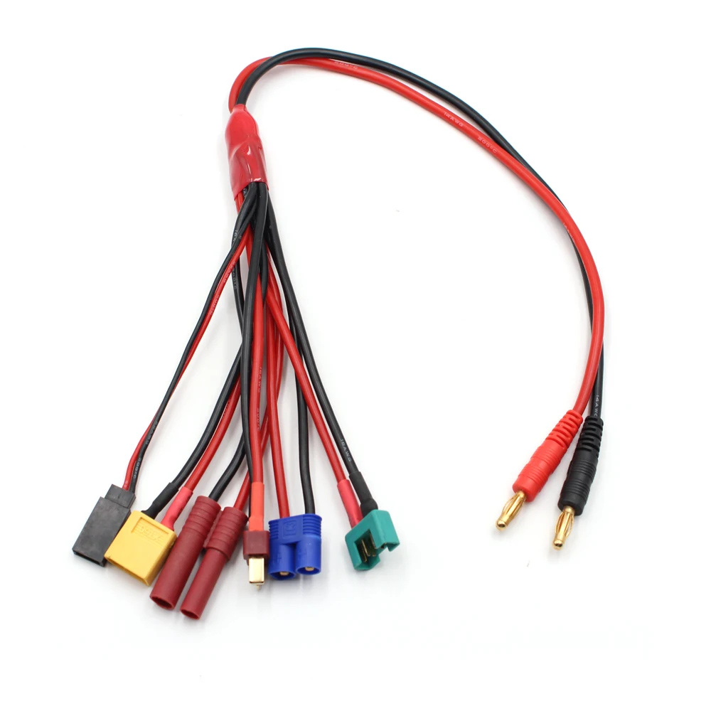 Lipo Battery Charger Adapter Convert Cable Banana Plug To Traxxas T