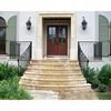 modern metal resin good looking safety polished chrome decking steps handrail vinyl railings for steps