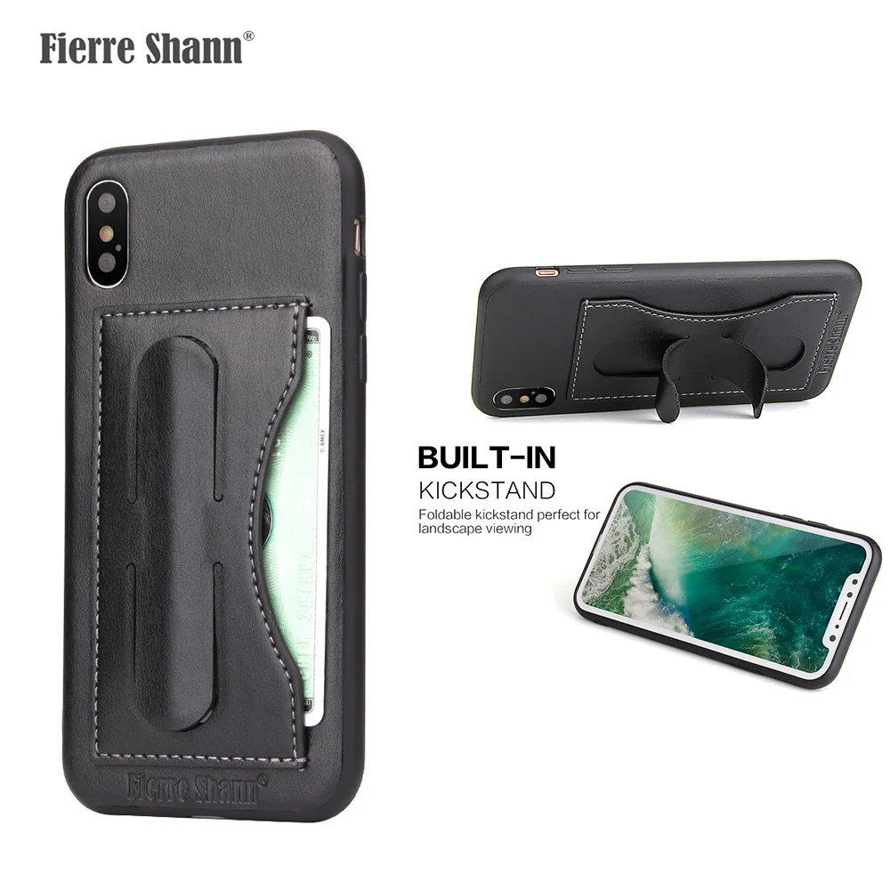 

Wholesale Handcraft Leather Phone Accessories Mobile Case For Iphone X, Balck,green,red,brown