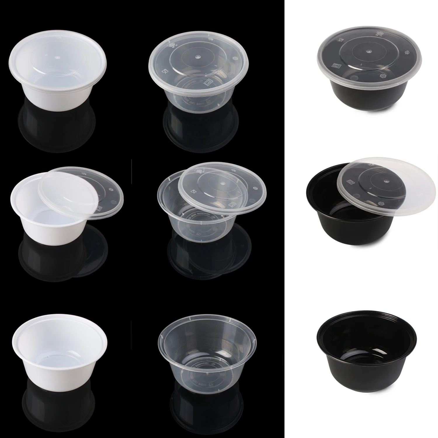 Szly500 Hot Resistant Plastic Disposable Soup Bowls And Lids Buy