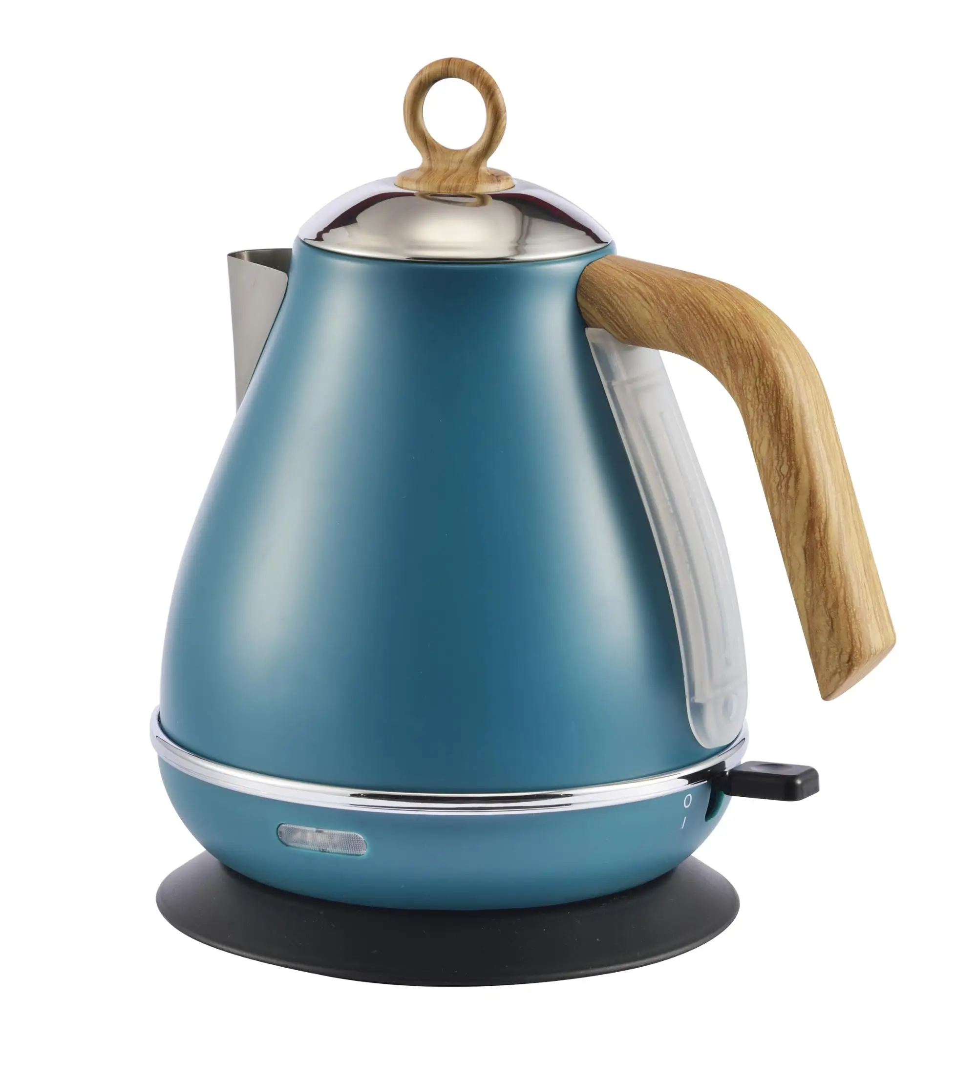wood grain stainless steel household eletric kettle 1.7l