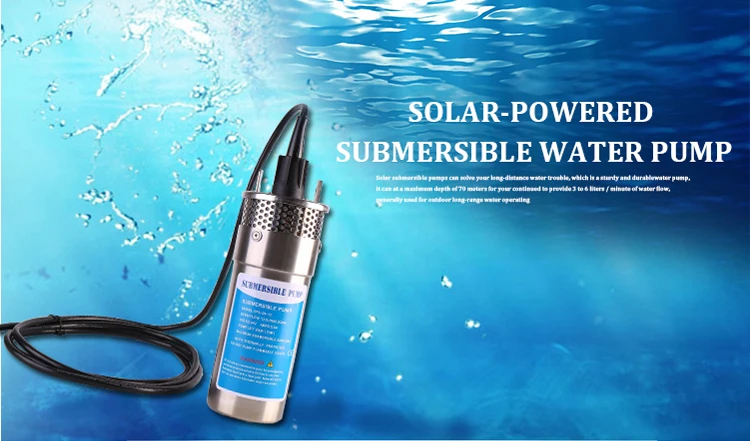 Jatmaker 12v / 24v dc solar submersible water pump agricultural irrigation deep well pump