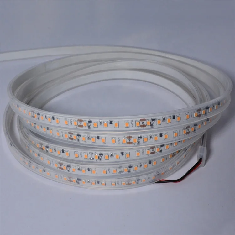 silicone 0.2 watt smd led 2835 low voltage waterproof led strip light 24v 4000k ip65 remote control for boats