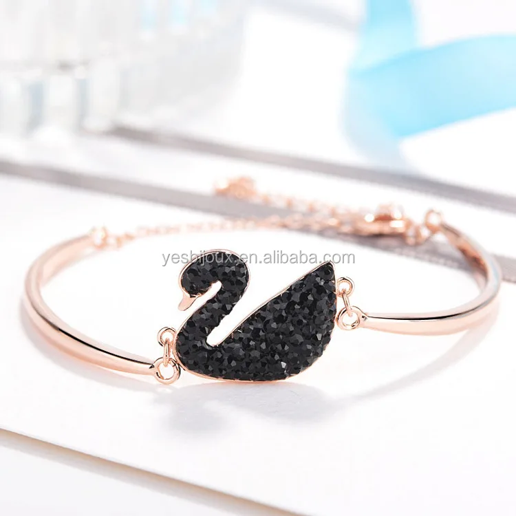 

swan bracelet bangle hot brand jewelry made in china