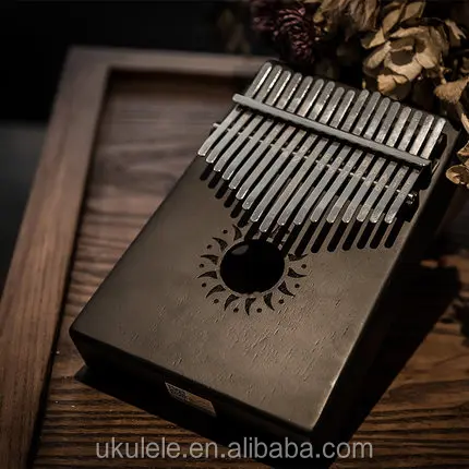 17 Keys Solid Mahogany Kalimba Mbira Thumb Piano