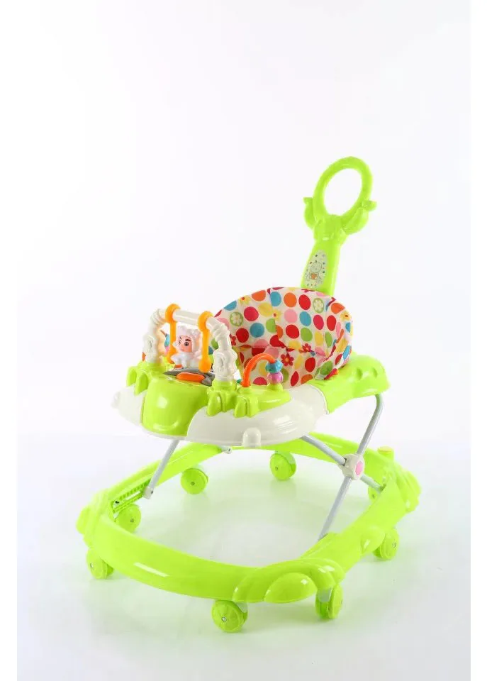 Factory Wholesale Multifunction Round Baby Walker With Canopy,Plastic