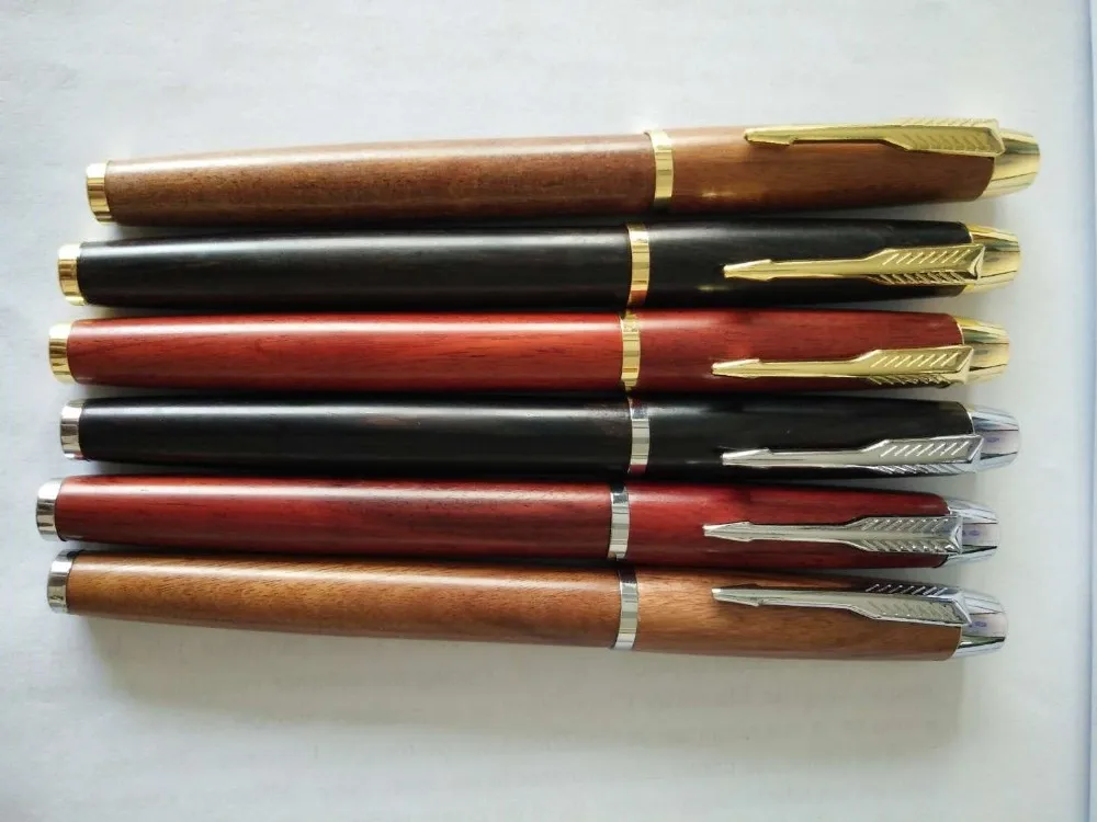 Amazon Wood Craft Diy Woodturning Fountain Pen Kits Silver And Gold