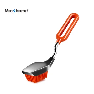 Image of Masthome TPR stainless bottle cleaning pans and bowls silicone dish brush
