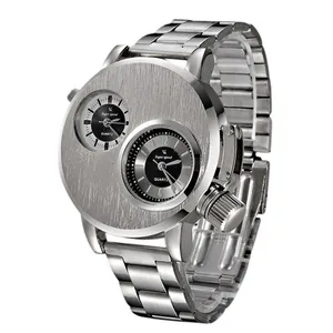 Arrival High Quality Men Sport Personality Dual Clock Design Watches Men Wrist