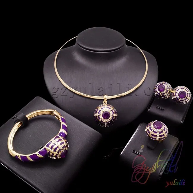 

Newest 18K Gold plated costume jewelry in dubai custom made fashion jewellery 2016, Silver/gold