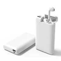 

10000mAh Portable Charger Power Banks for AirPods Charging Case 2 in 1 (Not Included TWS Earbuds) Compatible with Phones Tablets