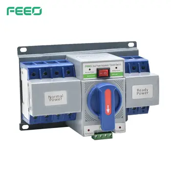 2016 New 220v 400v Ac 63a 2p 3p 4p Single Phase Ats Dual Power ...