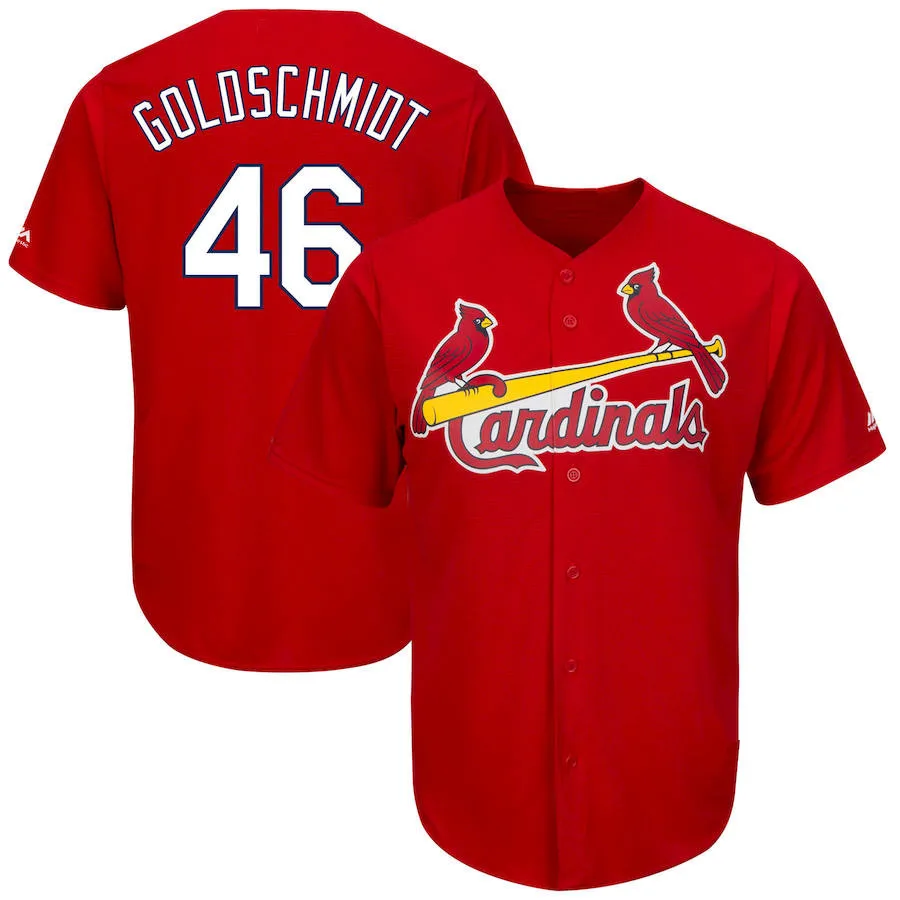 

New Paul Goldschmidt Jersey Mens Custom Baseball Jerseys Embroidery Logos