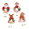 Promotional crafts cloth material lovely pattern christmas decoration hanging