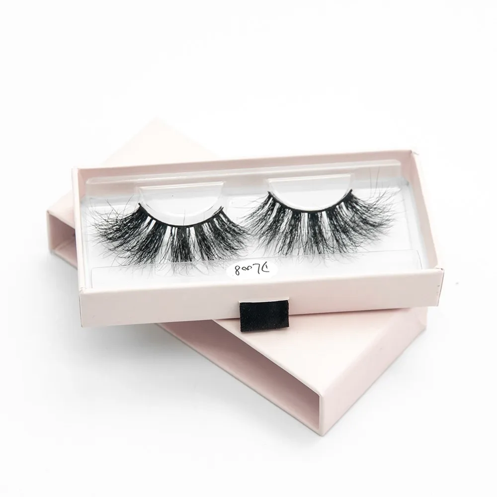

Wholesale 3d Top Quality Dramatic Mink Lashes 25mm With Private Label, Black