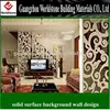 solid surface carve TV background wall