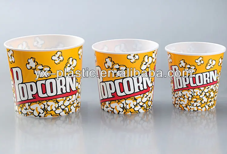 Square Plastic Popcorn Tub/popcorn Packing Box Buy Square Plastic
