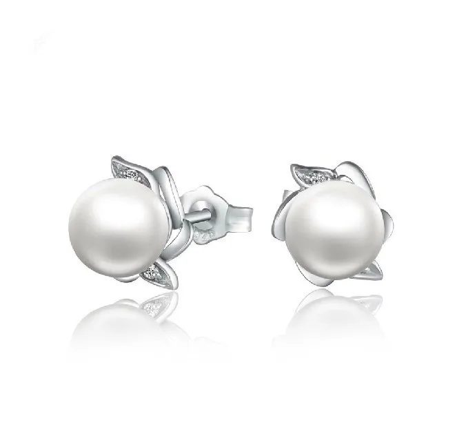 White Gold Pearl Earrings Stud Ideas White Gold Pearl Earrings Stud Ideas