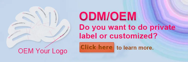 Eyebrow Shape Stencil