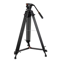 

Aluminium Professional Coman tripod video With Fluid Ball head DX16L go pro for Nikon camera