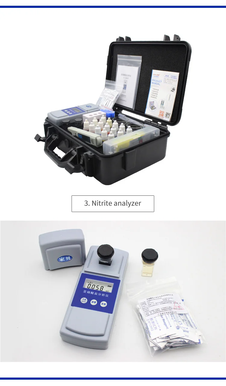 Freshwater Aquaculture Water Quality Testing Kit With Ammonia Nitrogen