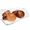 Wholesale Eco-friendly Clear Acrylic Bread Display Case for Bakery