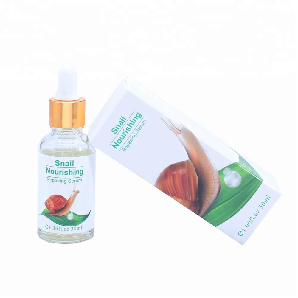 

Private Label Beauty Anti Aging Moisturizing Snail Stem Cell Face Serum, White