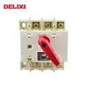 delixi hot selling waterproof function of 100a 250 amp 3 pole 4 pole isolator switch