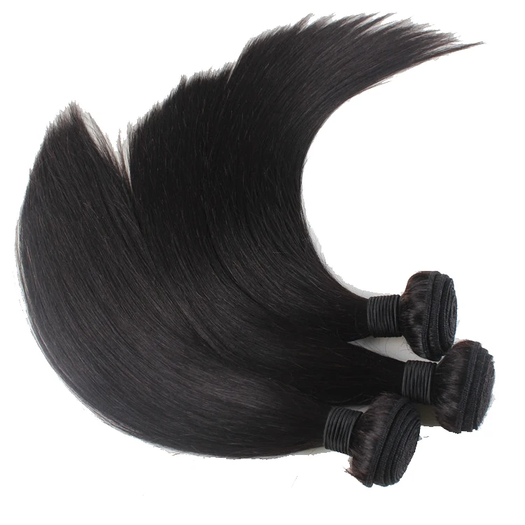 

Wholesale No Tangle No Shedding 10a grade Raw brazilian straight virgin Human hair weave bundles