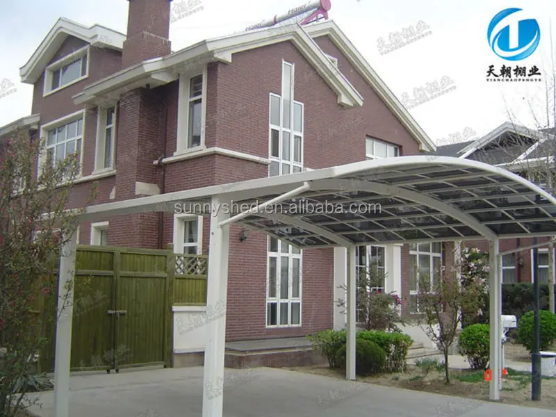 Diy Carport For Garden With Polycarbonate Sheet Aluminum Frame